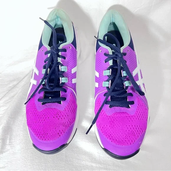 ASICS Women's GEL-COURSE GLIDE Golf Shoes 1112A017 Size 7 Purple Teal. - Picture 3 of 6